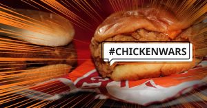 Popeyes Chicken Sandwich in chicken wars