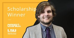 Scholarship Winner of Catapult Manship Scholarship